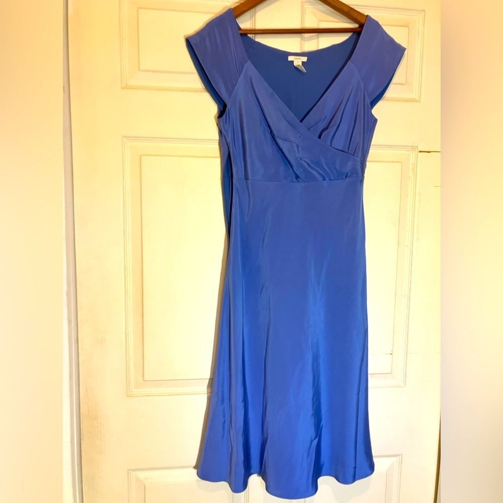 J.Crew formal dress, periwinkle blue, excellent condition, size 6